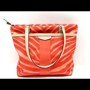 Coach zebra purse